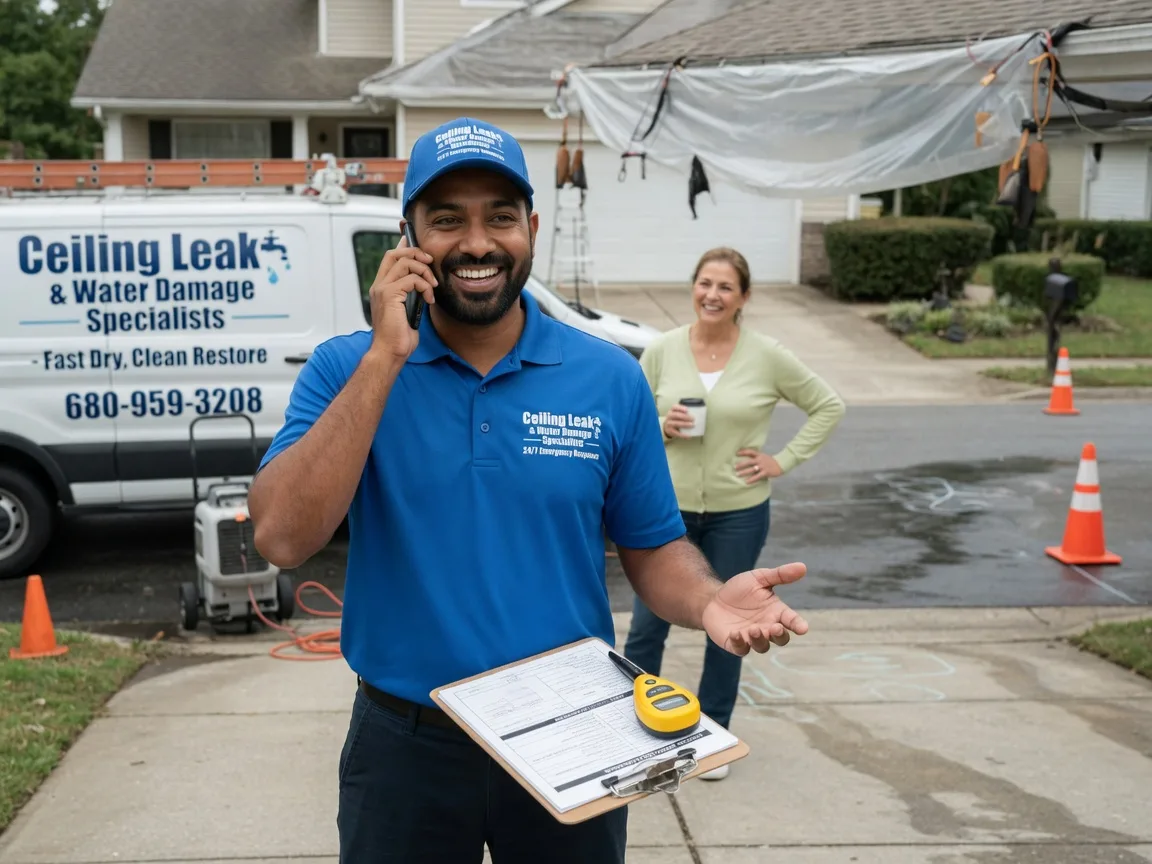 Ceiling Leak Cleanup Easton, CT FAQs